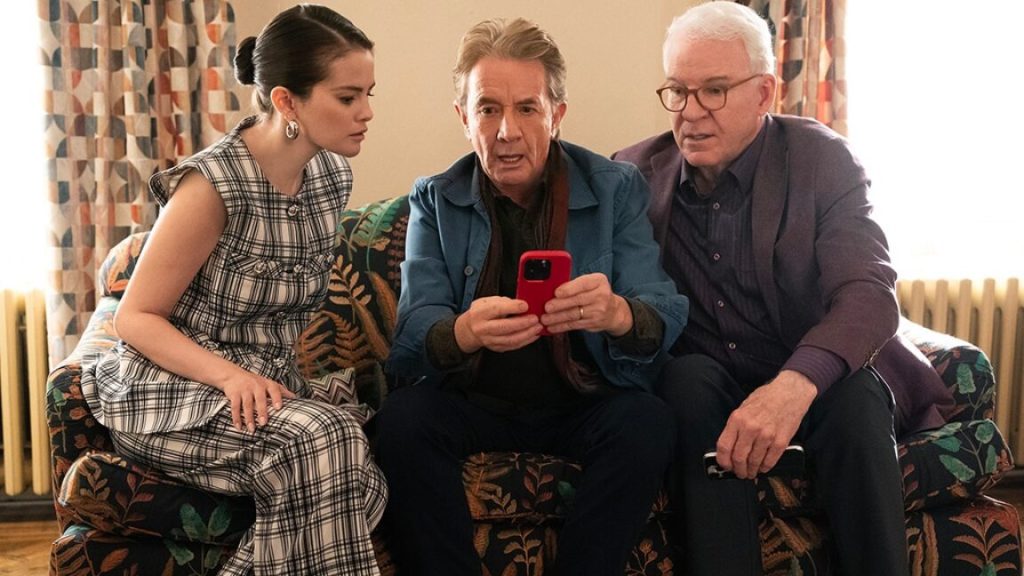 A scene from the Hulu original series Only Murders in the Building.