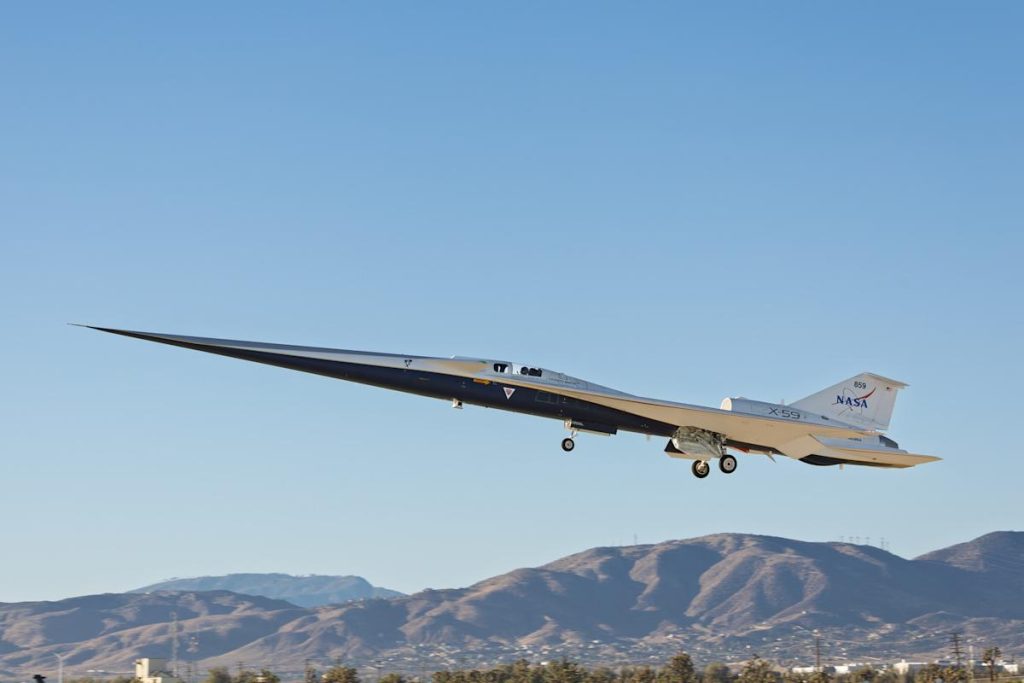 NASA's supersonic jet completes its first flight in California