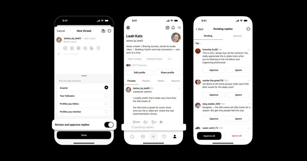 Threads adding 'Reply Approvals' to combat online trolls and spam