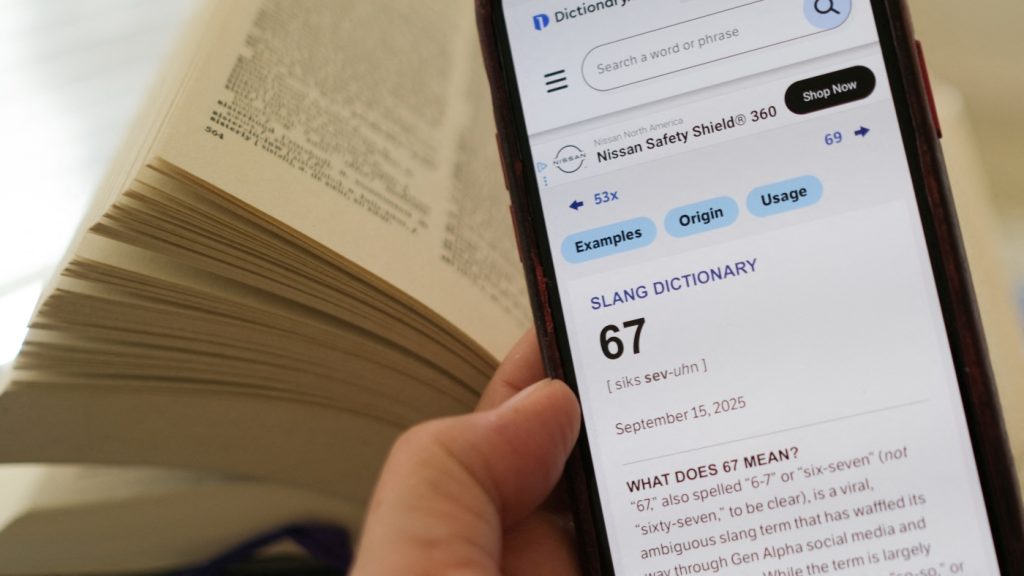 '67’ is Dictionary.com’s word of the year. What is it? : NPR
