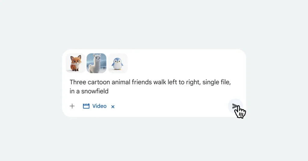 Gemini app gets a new way to guide photo-to-video generations