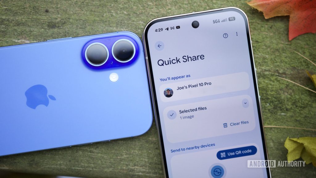 Google’s AirDrop integration isn’t one-way, iPhones can beam files to Android too Google's AirDrop integration isn't one-way, iPhones can beam files to Android too