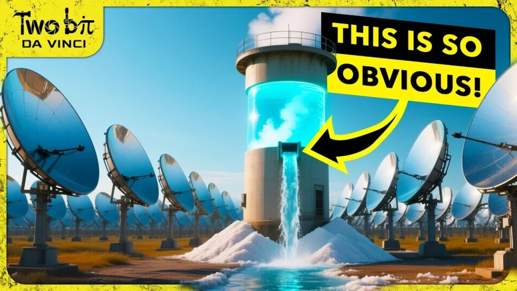 Concept layout of a 50 MW facility sized to supply 40,000 people daily