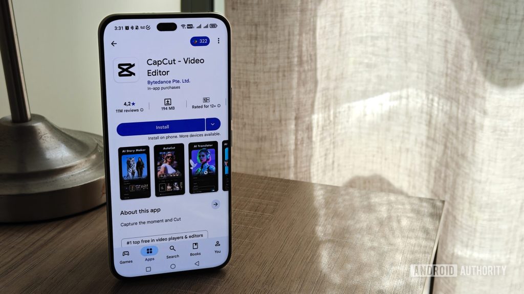 I’m tired of ‘free’ apps that are just trying to bully me into paying capcut on the google play store