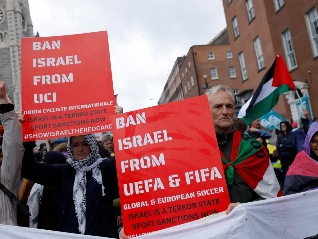 Irish football body overwhelmingly backs call for Israel’s ban from UEFA | Football News