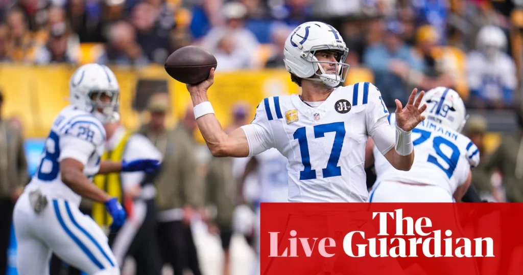 NFL week nine: Colts v Steelers, Falcons v Patriots, Texans v Broncos and more – live | NFL