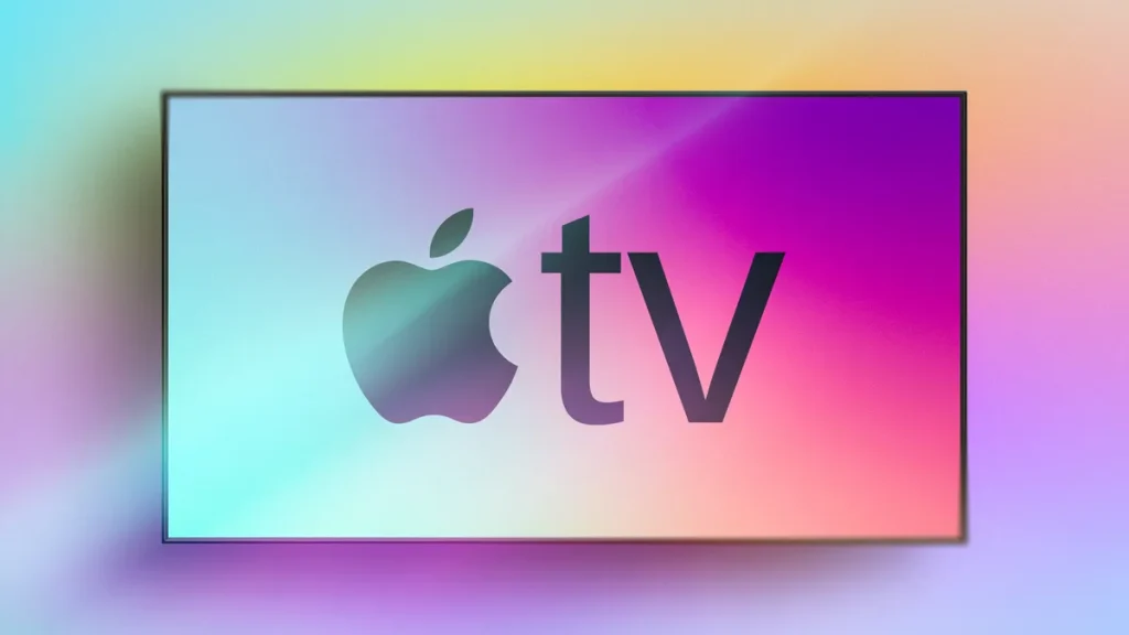 Apple TV icon on television