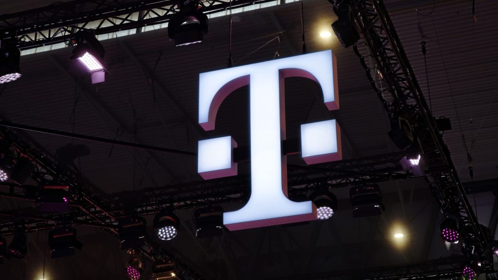 Stock photo of the T Mobile logo