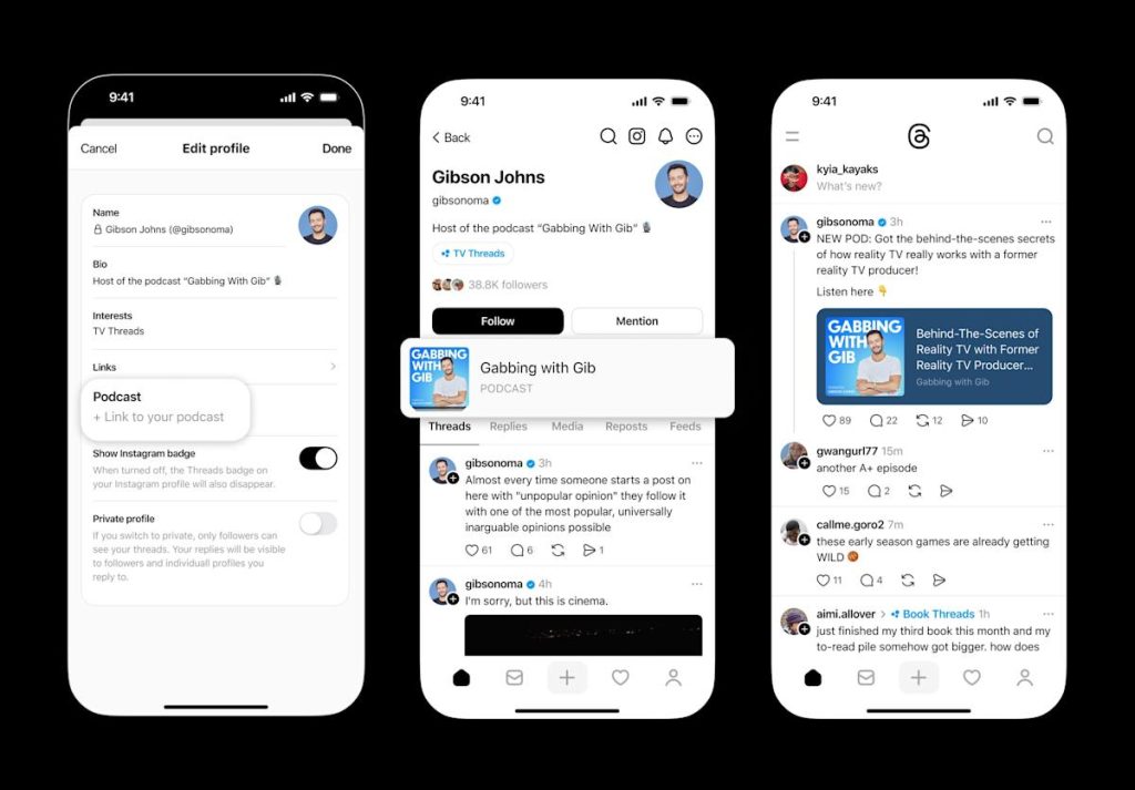 Threads is adding features for creators to promote their podcasts
