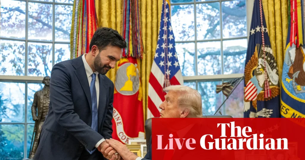 Trump says he ‘absolutely’ would live in Mamdani’s New York during unexpectedly cordial first meeting – US politics live | Donald Trump