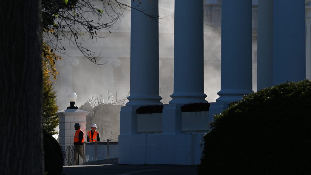 Trump’s swift demolition of East Wing may have launched asbestos plumes