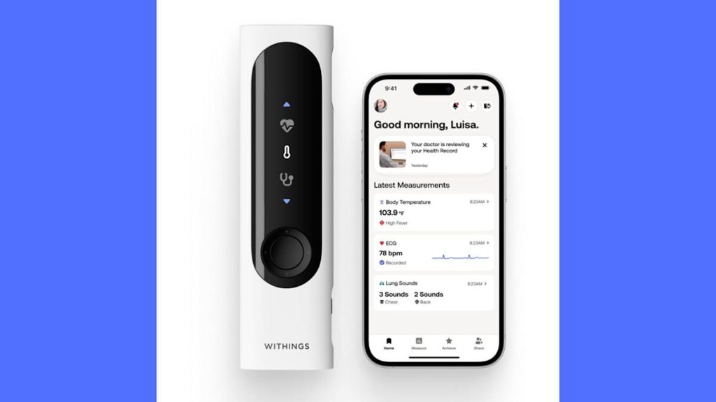 Withings has received FDA clearance for medical 'multiscope' BeamO